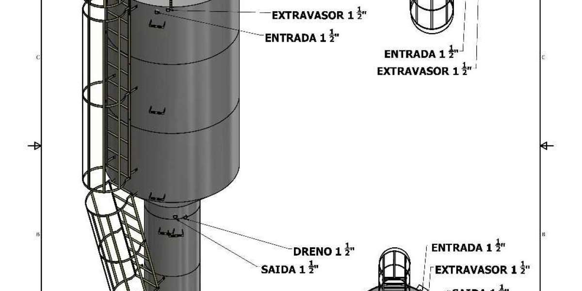 Tanque Polietileno 10 000l Azul Fortlev